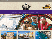 Tablet Screenshot of ducksunited.com